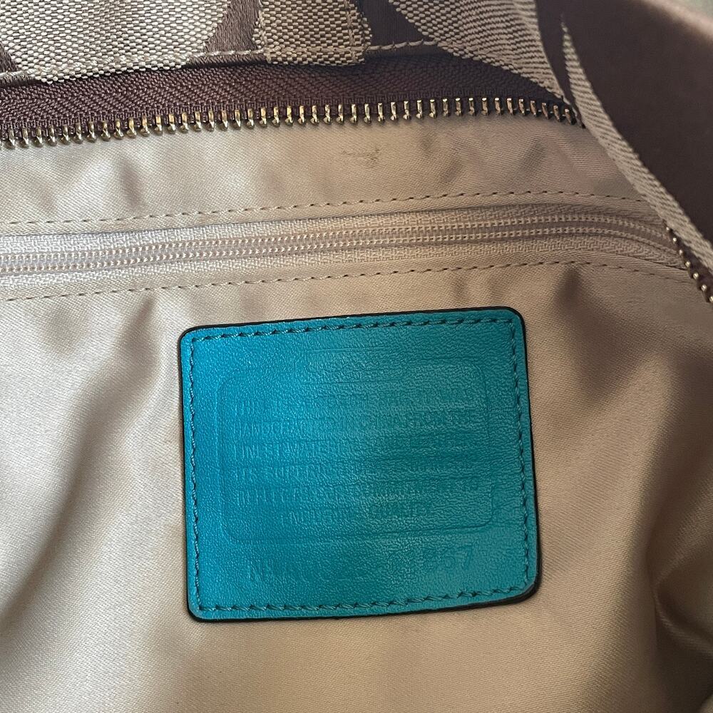 Rare Y2k Coach Carly Small Signature Hobo Bag | Brown… - Gem